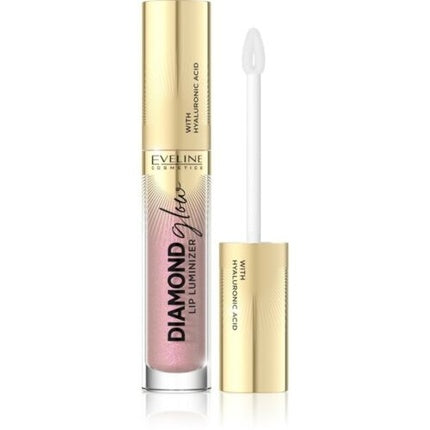 Eveline Diamond Glow Lip Luminizer Lip Gloss With Hyaluronic Acid 08 4ml