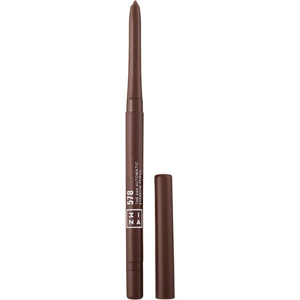3INA MAKEUP Vegan Cruelty Free The 24h Automatic Eyebrow Pencil 578 Chocolate 24H Longwearing Waterproof Formula with Built-In Sharpener Fuller Looking Brows Precise Tip