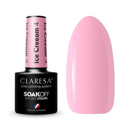 Claresa Soak Off Uv/Led Ice Cream Hybrid Nail Polish 04 5g