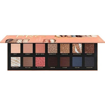 Catrice Pro Peach Origin Slim Eyeshadow Palette 14 Colors Long Lasting