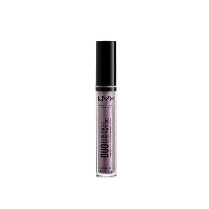 NYX Professional Makeup Duo Chromatic Lip Gloss Gypsy Dream Lavender with Blue/Gold/Silver Pearls
