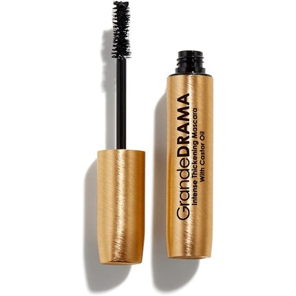Grande Cosmetics GrandeDRAMA Intense Thickening Mascara with Castor Oil Volumizing Conditioning Buildable Formula