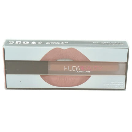 Huda Beauty Liquid Matte Ultra-Comfort Transfer-proof Lipstick Trendsetter Brown Nude
