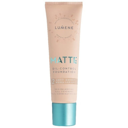 Lumene Matte Oil-Control Foundation Soft Honey 30ml