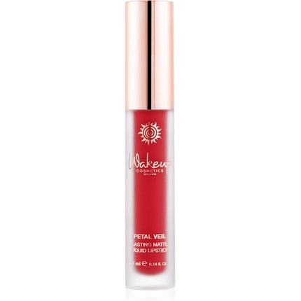 Wakeup Cosmetics Milano Petal Veil Liquid Lipstick 4ml No. 05 Royal Red