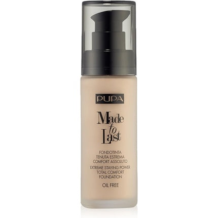 PUPA Milano Made To Last Foundation 30ml Porcelain