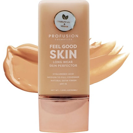 Profusion Cosmetics Lightweight Liquid Foundation for a Flawless and Elegant Finish