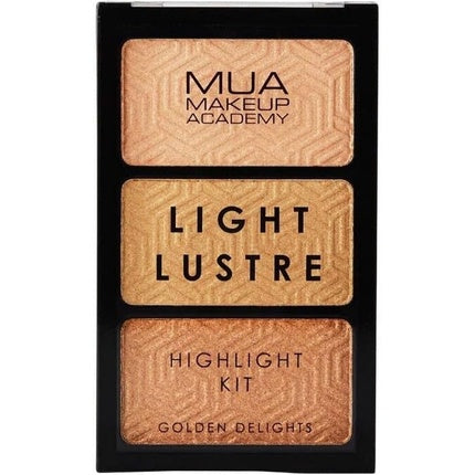 MUA Light Lustre Highlight Kit 9g Golden Delights