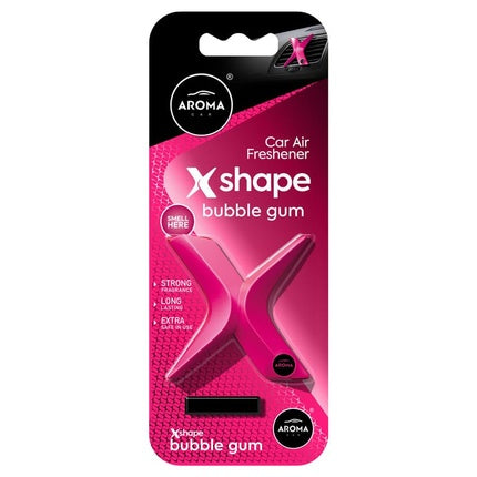 Aroma Car X-Shape Polymer Bubble Gum