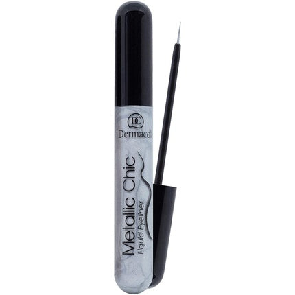 Dermacol Liquid Eyeliner Metallic Chic N.3 Silver