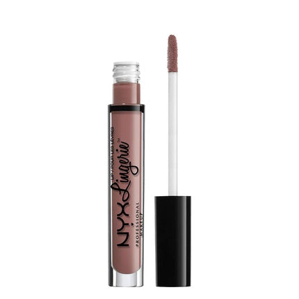 NYX Professional Makeup Lip Lingerie Matte Liquid Lipstick Bustier Dusty Mauve 0.13 Fl Oz