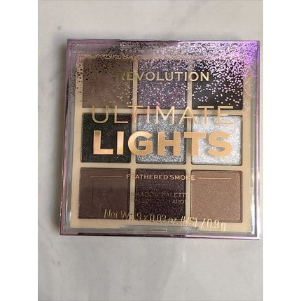 Makeup Revolution Ultimate Lights Feathered Smoke 9 Pan Eyeshadow Palette 8.1g