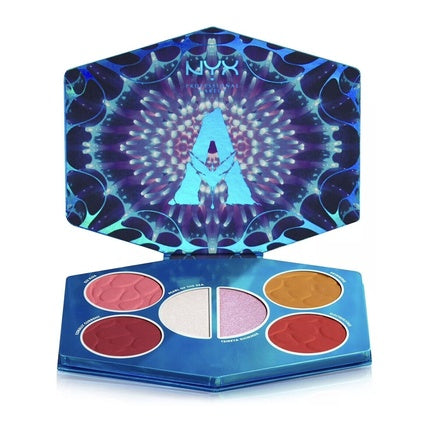 NYX Cosmetics Avatar The Way Of Water PANDORAN PARADISE Highlighter Blush Palette