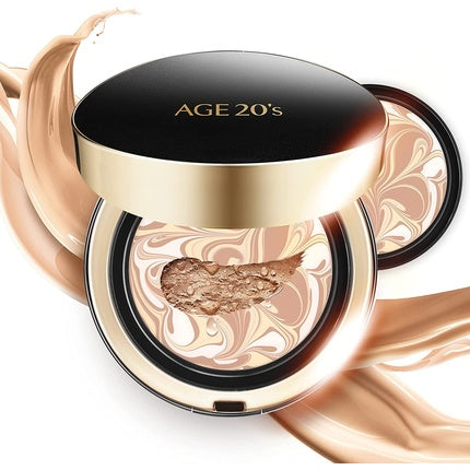 AGE 20's Signature Intense Cover 71% Essence Cushion Foundation SPF 50+ Refill #23 Medium Beige 13.9g