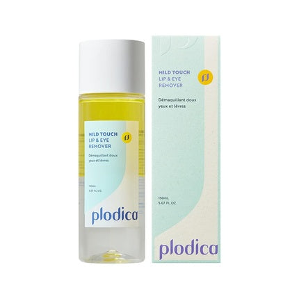 Mild Touch Lip & Eye Makeup Remover for Sensitive Eyes 5.07 Fl. Oz. 150ml Gentle Botanical Formula Non-Greasy Non-Irritating Cruelty-Free Vegan Korean Cleanser for Waterproof Makeup