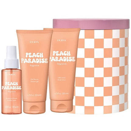Pupa Milano Peach Paradise Happy Box Kit Gift Set 4