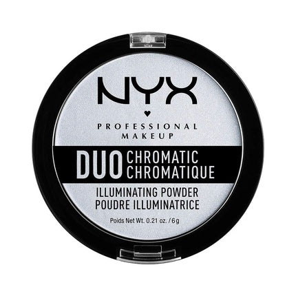 NYX Professional Makeup Duo Chromatic Illuminating Powder Twilight Tint 0.21oz