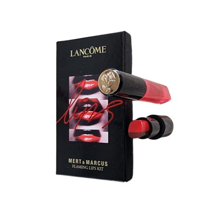 LANCOME Lipstick and Lip Gloss Set 3.8ml &amp; 8ml - Pack of 2