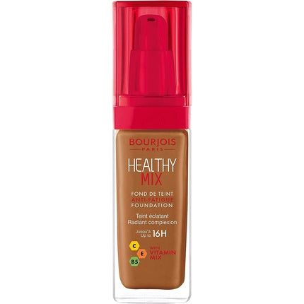 Bourjois Healthy Mix Anti Fatigue Medium Coverage Liquid Foundation 62 Cappuccino 3ml