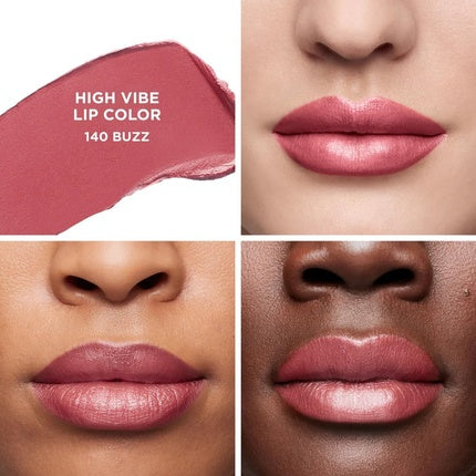 Laura Mercier High Vibe Lip Color Lipstick Buzz Mauve 0.05oz 1.4g