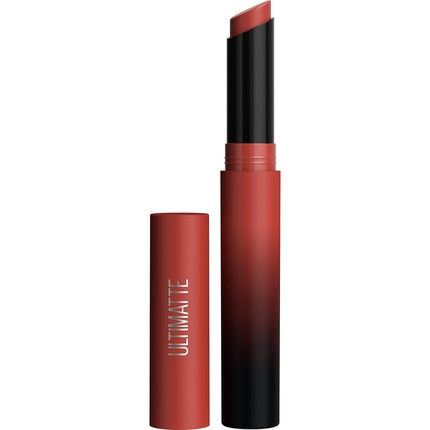 Maybelline Color Sensational Ultimatte Matte Lipstick Non-Drying Intense Color Pigment More Auburn Deep Orange 1 Count 0.06 Ounce