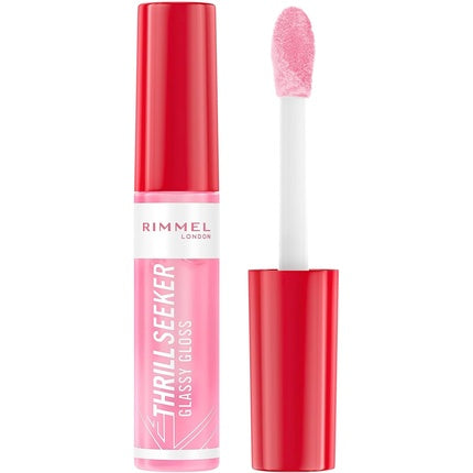 Rimmel Thrillseeker Glassy Gloss 150 Pink Candy Hydrating Shine with Hyaluronic Acid