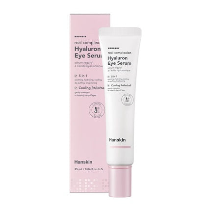 Hanskin Real Complexion Hyaluron Eye Serum with 360° Eye Massage Applicator 25ml