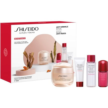 Shiseido Benefiance Wrinkle Smoothing Cream Enriched Value Set - for a perfect skin