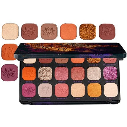 Makeup Revolution Forever Flawless Eyeshadow Palette Spirituality 18 Shades 19.8g
