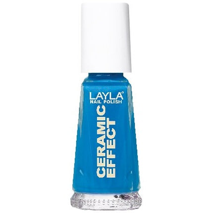 Layla Cosmetics 1243R23-038 Ceramic Effect Nail Polish Aquamarine 0.01l
