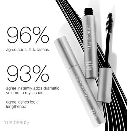 RMS Beauty Straight Up Volumizing Peptide Mascara HD Black for Women 0.34oz