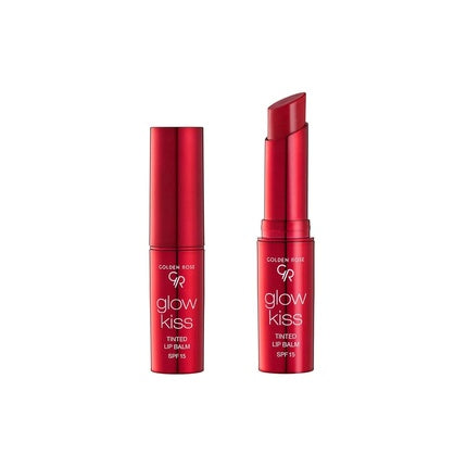 Golden Rose Cosmetics Glow Kiss Tinted Lip Balm with SPF15 Vegan Formula Strawberry