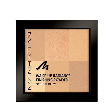 Manhattan Wake Up Radiance Finishing Powder 001 Ivory for a Natural Glow on the Skin - Available in 2 Colors