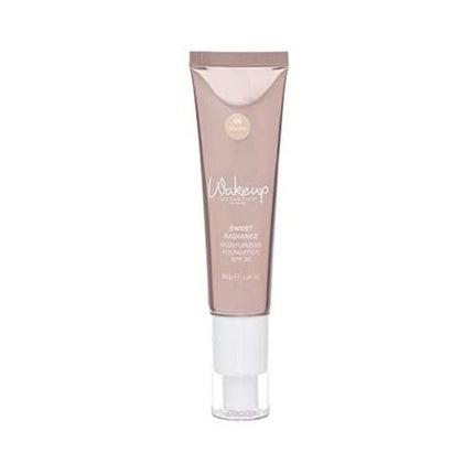 Wakeup Cosmetics Sweet Radiance Liquid Foundation SPF 20 Moisturizing with Radiant Effect Color 06 Golden 30g