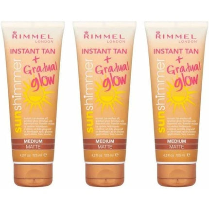 Rimmel Sun Shimmer Instant Tan + Gradual Glow Medium Matte 125ml
