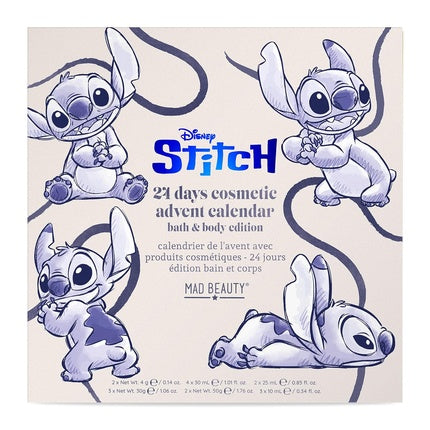 Mad Beauty Disney Stitch Advent Calendar with 24 Makeup and Cosmetic Products