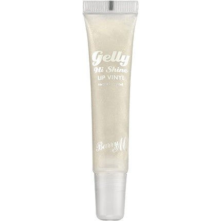 Barry M Gelly Hi Shine Lip Vinyl Gloss Modest Clear with Shimmer Glossy Finish