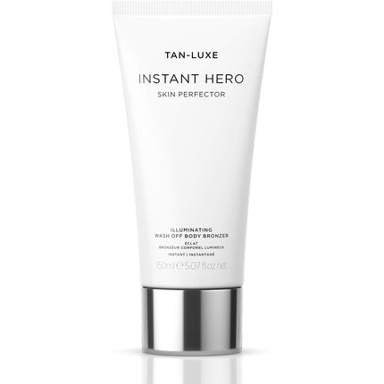 Tan Luxe Instant Hero Fake Tan Bronzer 150ml Self Tanning Wash Off Glow Cruelty Free and Vegan Beige