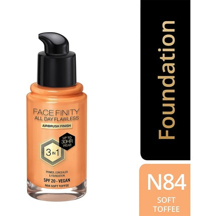 Max Factor Facefinity 3-in-1 All Day Flawless Liquid Foundation SPF 20