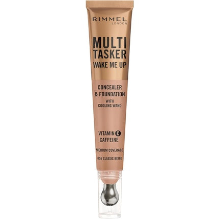 Rimmel Multi-Tasker Wake Me Up Foundation & Concealer 20ml 055 Classic Beige
