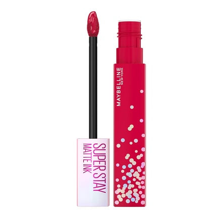 MAYBELLINE New York Super Stay Matte Ink Liquid Lipstick Transfer-Proof Long-Lasting Limited-Edition Birthday Cake-Scented Shades Life of the Party 0.17 Fl Oz