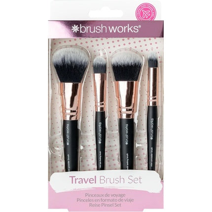Brushworks Travel Makeup Brush Set