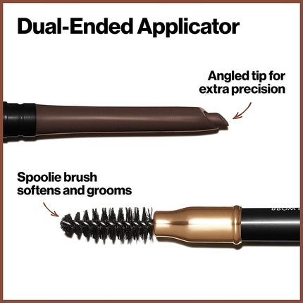 Revlon Colorstay Eyebrow Pencil Dual Ended with Spoolie Brush and Angled Tip Applicator 0.06g