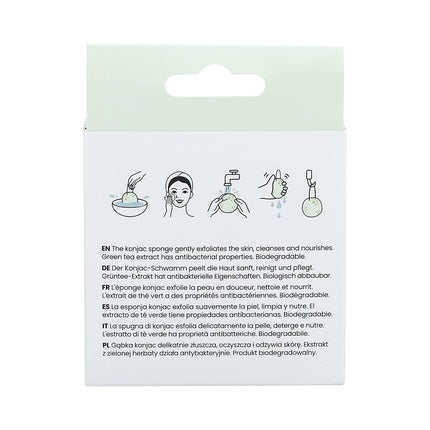 T4B Ilu Konjac Makeup Sponge with Cord - Green