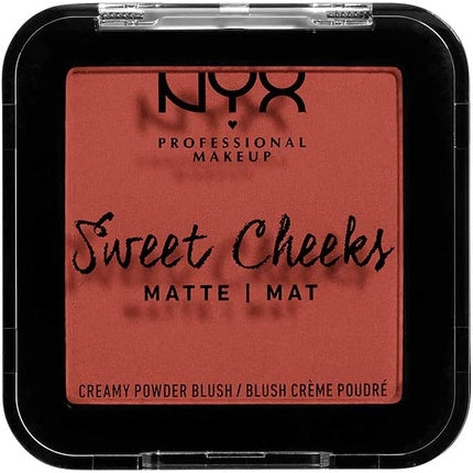 Nyx Professional Makeup Sweet Cheeks Matte Creamy Powder Blush 10 Summer Breeze 5g