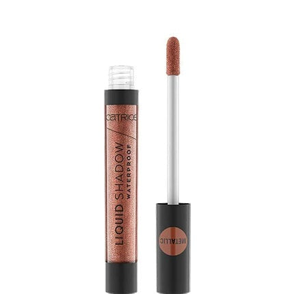 Catrice Liquid Shadow Waterproof Eyeshadow Nr. 100 Radiant Energy Brown Metallic Intensive Color Shimmering Vegan Water Resistant Nanoparticle Free 5.5ml