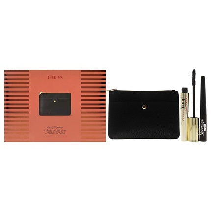 Pupa-Vamp! Forever 111 &amp; Made To Last Liner 001 Extrablack Kit