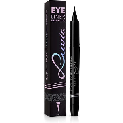 Luvia Waterproof Eyeliner Pen Ultra Matte and Deep Black Vegan and Cruelty-Free