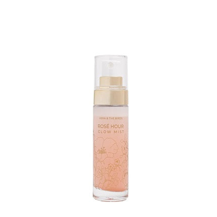 Rosé Hour Glow Mist Face Spray with Glow Effect Vegan Natural Formula 34ml