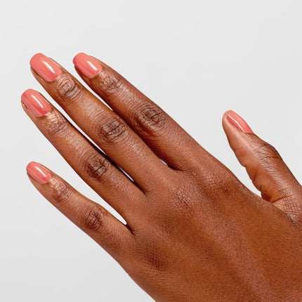 OPI Infinite Shine Long-Wear Dark Crème Finish Sheer Coral Nail Polish 0.5 fl oz